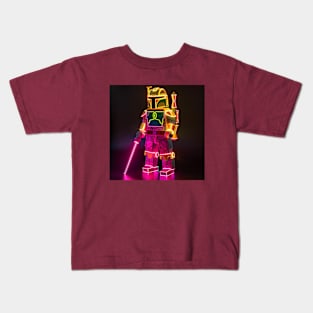 Galactic Hunter's Helmet 6 - Boba Fett Style Kids T-Shirt